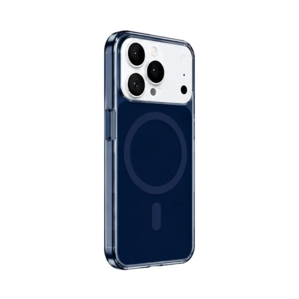 7H Magsafe Halo Ring Stand Case For iPhone 17 Pro Max 18 Pro Max Blue