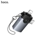 Hoco-UA46D-Victory-2-in-1-USB-Adapter-Lightning-Type-C-Male-to-USB-Female-4