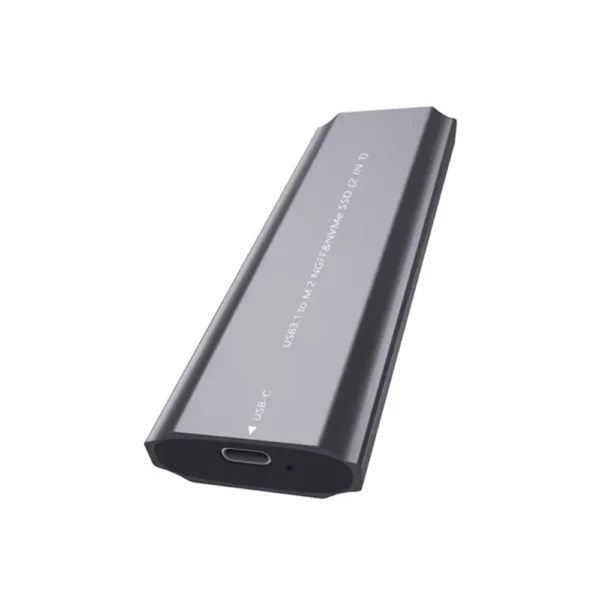 M.2 NVMe SSD Enclosure – USB 3.1 Type-C External Hard Drive Case-4