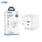 ANG TC30A 1 USB Port QC3.0 + 1 USB-C Port 40W Adaptor-1