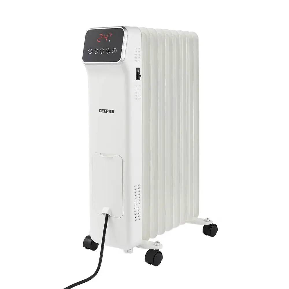 1A Geepas GRH28536UK 9-Fin Remote Controlled Electric Oil Filled Radiator Heater Geepas-GRH28536UK-9-Fin-Remote-Controlled-Electric-Oil-Filled-Radiator-Heater-1