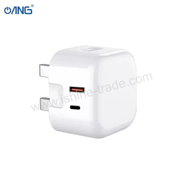 ANG TC30A 1 USB Port QC3.0 + 1 USB-C Port 40W Adaptor--3