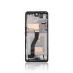 Replacement LCD Screen For Samsung S21 Ultra Black With Frame-2