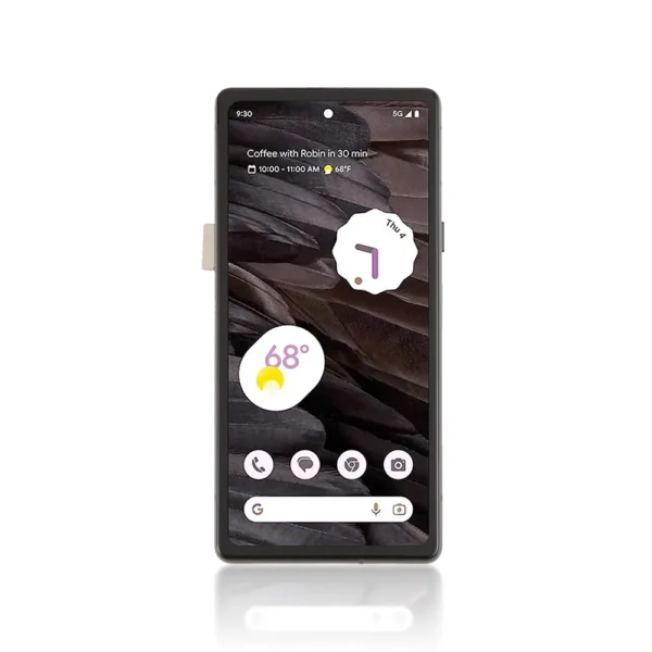 Replacement LCD Screen For Google Pixel 7A Black – With Frame - Image 4