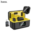 Hoco-L17-Dual-Mic-Wireless-Lavalier-Microphone-with-Magnetic-Clip-5