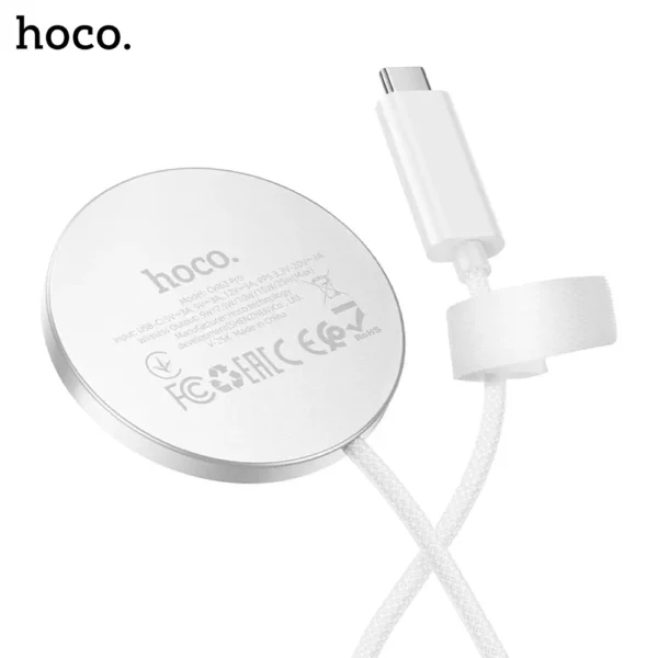 Hoco-CW63-Pro-Qi2.2-Magnetic-Wireless-Fast-Charger-6