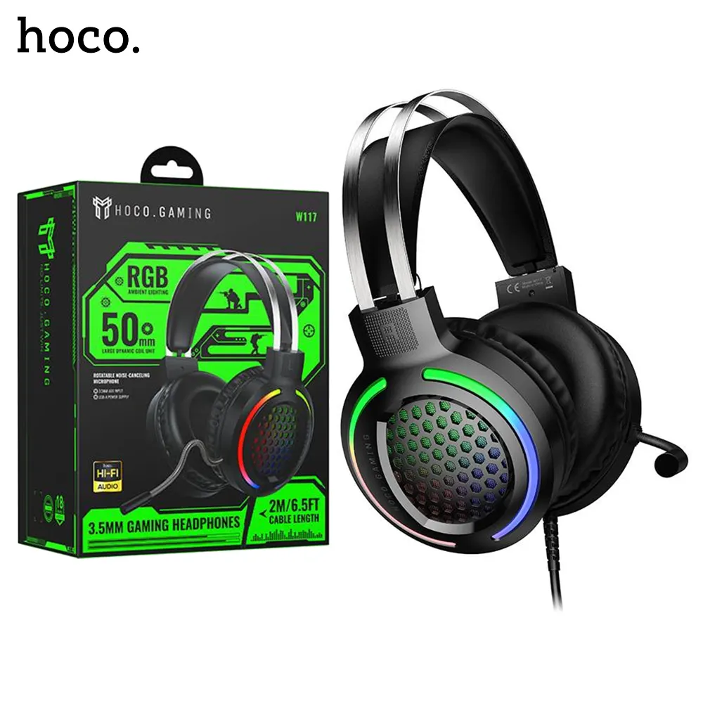 4A Hoco W117 Battle Gaming Headphones Hoco-W117-Battle-Gaming-Headphones-1