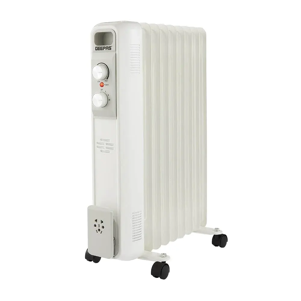 6A Geepas GRH28533UK 9-Fin Portable Oil Filled Electric Radiator Heater Geepas-GRH28533UK-9-Fin-Portable-Oil-Filled-Electric-Radiator-Heater-1