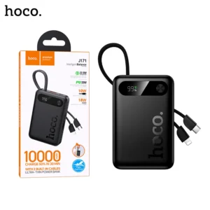 Hoco-J171-Edge-22.5W-PD20W-Power-Bank-with-2-cables-10000mAh-1