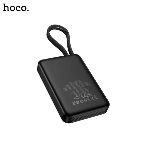 Hoco-J171-Edge-22.5W-PD20W-Power-Bank-with-2-cables-10000mAh-5