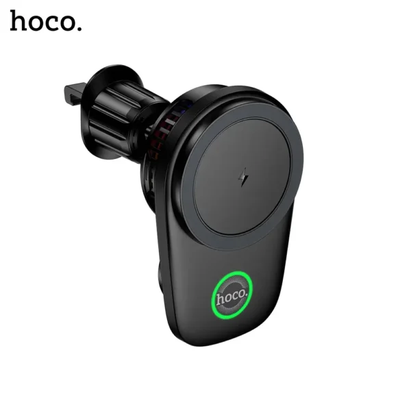 Hoco-HW36-electric-rotating-magnetic-wireless-fast-charging-car-holder-2